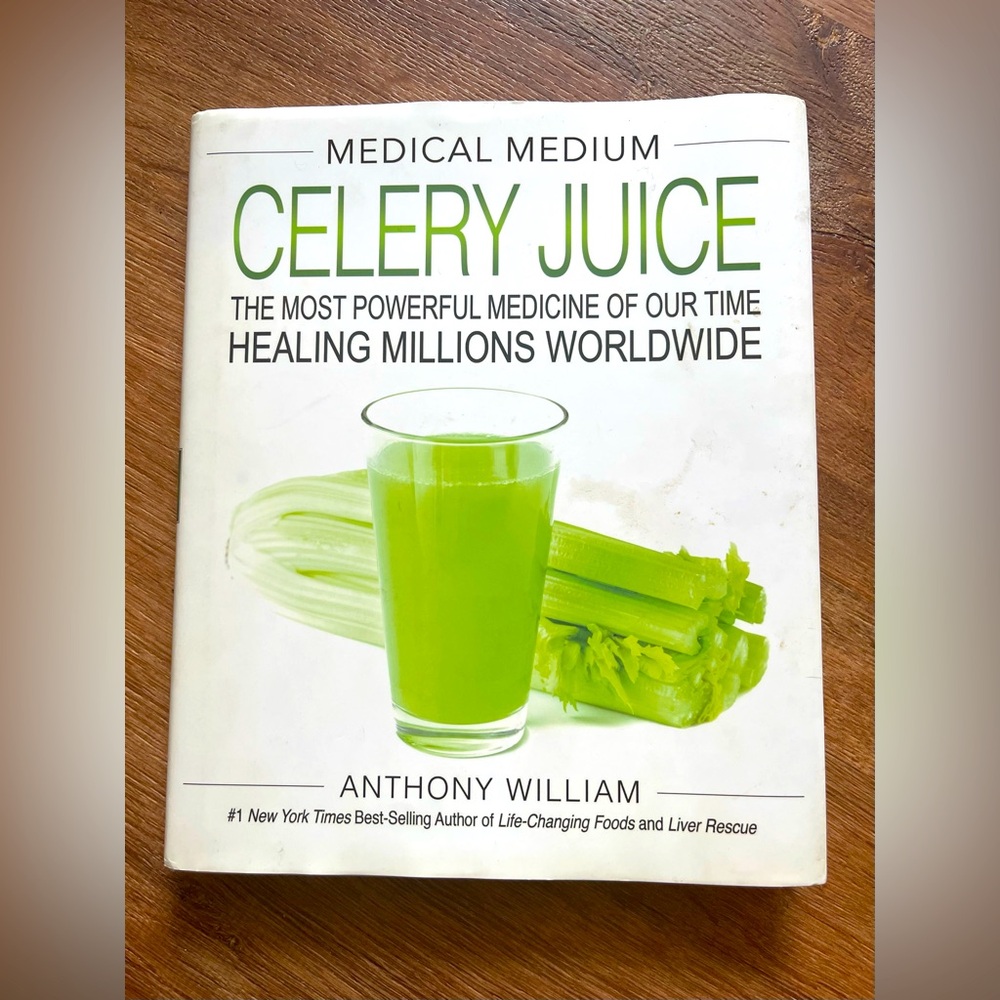 Medical Medium Celery Juice Anthony Williams Dust Jacket Book